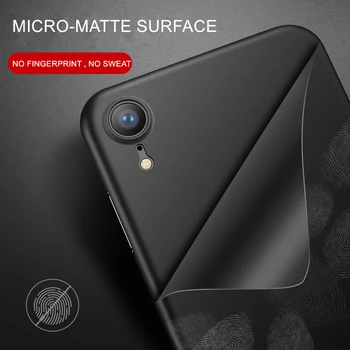 MaxGear Ultra Plonas Matinis Hard Case For iPhone 5 5S SE 6 6S 7 8 Plus Ultra Plonas Skaidrus PP Galinį Dangtelį 