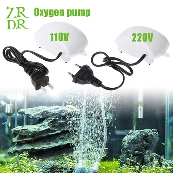 Mažas itin mažai triukšmo deguonies siurblys vandens reikmenys fishtank oro kompresorius, deguonies siurblys akvariumo žuvų bakas deguonies pump110-220V