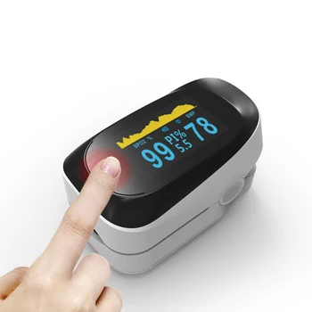 Medicinos Skaitmeninį Piršto Pulse Oximeter OLED Ekranas Kraujo Deguonies Jutiklio Matavimo Skaitiklis Namų Sporto De Dedo Oximeter