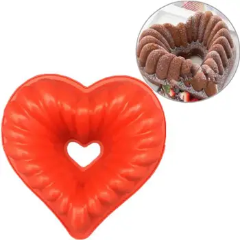 Meilė Širdies Formos Tortas Pelėsių Silikono Užšalimo ir Konditerijos Kepimo Formų Duonos Putėsiai Pelėsių Bakeware 