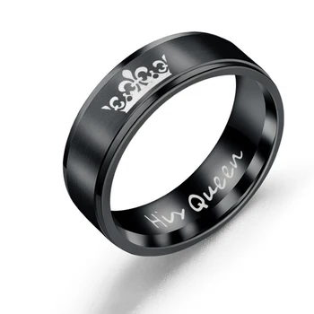 Meilės, mados žiedas vestuvinis žiedas vestuvinis žiedas vyrų žiedas lady pora nerūdijančio plieno žiedas juvelyriniai Valentino Diena dovana
