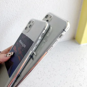 Meno Pavyzdys ranka pieštas Telefono dėklas, Skirtas Samsung Note 10 plius 8 9 s10e s8 s9 S10 A71 A51 A40 A30 A50 A80 A90 Aišku, Minkštas Viršelis