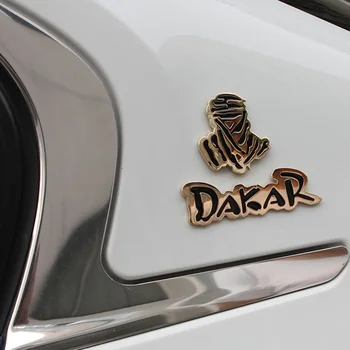 Metalo 3D Automobilių Lipdukas, Skirtas Dakaro Logotipas R visureigis VISUREIGIS Automobilis Galiniai Kamieno Logotipas Ženklelis Langą Įstaiga Automobilių, Motociklų Lipdukai, Lipdukas Stilius