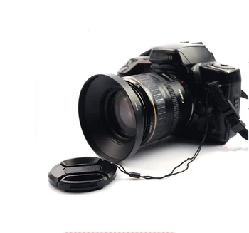 Metalo Objektyvo Gaubtas Plataus Kampo 49mm 52mm 58mm 55mm 62mm 67mm 72mm 77mm 82mm įsukimo Lente Apsaugoti + Objektyvo Dangtelis Canon Nikon Sony