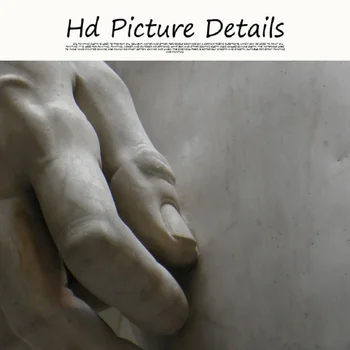 Michelangelo Skulptūros Menas, Plakatų Ir Grafikos Juoda Balta David Vertus Sienos Menas Drobė Paveikslų, Nuotraukų Kambarį Namų Dekoro