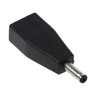 Micro USB Female į DC 3.5x1.35 mm Male Plug Lizdo Keitiklis Adapteris, Įkroviklis USB HUB LED Šviesos Ventiliatorius