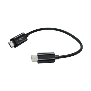 Micro USB Type B Male Micro B Male 5 Pin Konverteris OTG Adapterio Sukelti Duomenų Kabelis 17cm