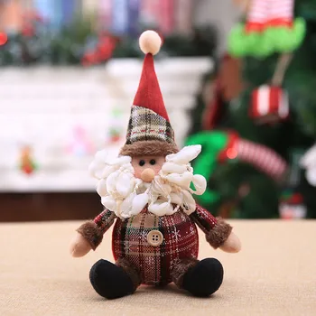 Mielas Kalėdų Senelio Sniego Briedžių Lėlės, Žaislai, Kalėdų Eglutės Kabinti Ornamentu Dekoracija Namuose Kalėdos Šalis Naujųjų Metų Dovanos