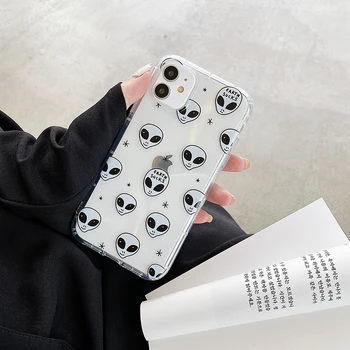 Mielas kaukolė telefono dėklas skirtas iphone XR XS MAX 7 8 Plius silikoninis minkštas 