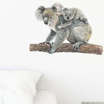 Mielas koalos Siena Lipdukas namų sienų apdailai gyvenamasis kambarys dekoro lipni tapetai kūrybos gyvūnų lipdukai