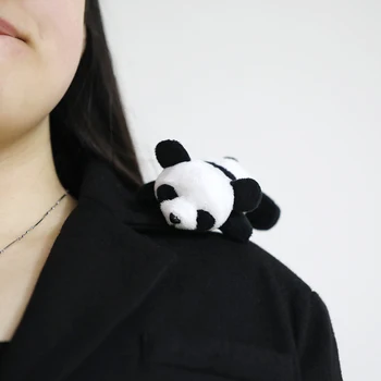 Mielas Mados Panda Lėlės Sagė Pin Asmenybės Gražių Naujų Papuošalų Moterims, Mergaitėms, Vaikams, Dovanų Maišelis Pakabukas Papuošalai, Sagės