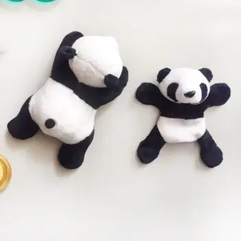 Mielas Minkštas Pliušinis Panda Šaldytuvas Magnetas Šaldytuvas Lipdukas Namų Dekoro Suvenyrų Vaikams CuteWooden Animacinių Filmų Lipdukai Ant Šaldytuvo