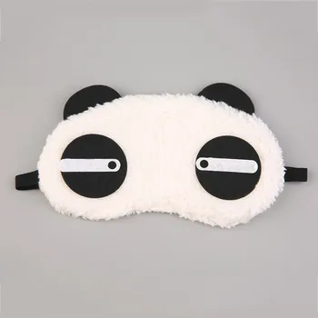 Mielas Panda Miega Veido, Akių Kaukė Užrištomis Akimis Atspalvį Kelionės Miego Akių Pagalba