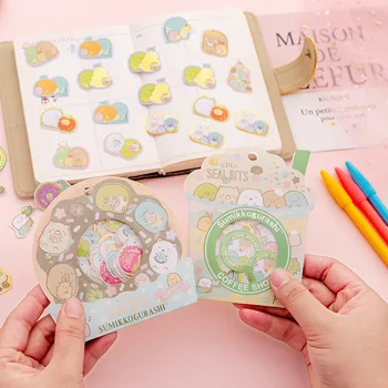 Mielas Sumikko Gurashi Dekoratyviniai Lipdukai maišelį Scrapbooking Klijuoti Etiketės Dienoraštis Raštinės reikmenys Albumą Japonijos Raštinės reikmenys