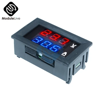 Mini Digital Voltmeter Ammeter Dc 100v 10a LED Ekranas Volt Amp Metrų Voltų Srovės Bandymas Testeris, Matuoklis Voltmeter Amperemeter Automobilį