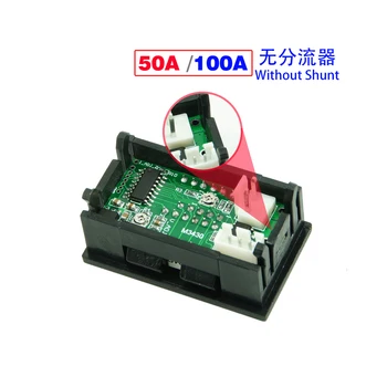 Mini Digital Voltmeter Ammeter Dc 100v 10a LED Ekranas Volt Amp Metrų Voltų Srovės Bandymas Testeris, Matuoklis Voltmeter Amperemeter Automobilį