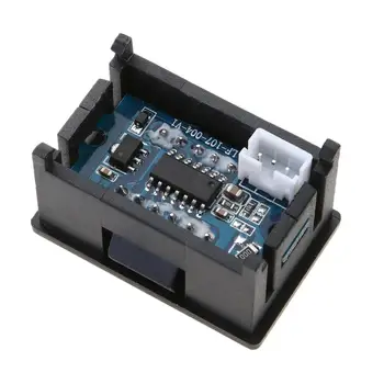 Mini Digital Voltmeter Ammeter Srovės Matuoklis Testeris Detektoriaus Testą Baterija DC (nuolatinė srovė 2.4 V-30 V 2 Laidų Motociklai Automobilis