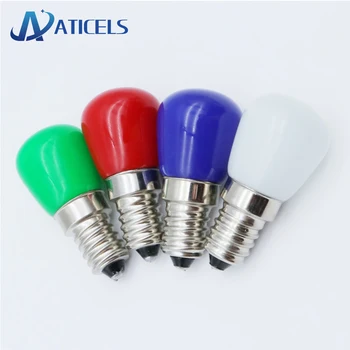 MINI E14 LED lemputės 2W AC 220V LED lempa Šaldytuvas Krištolo šviestuvais, Apšvietimo Balta / Šiltai balta / Raudona / Mėlyna / Žalia