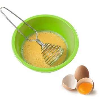 Mini Egg Beaters Gėrimai, Pieno, Kavos Putų Suplakite Kiaušinius, Grietinėlę Maišytuvas Stiring Nerūdijančio Plieno Pavasario Ritė Daugiafunkcį Virtuvės Įrankiai