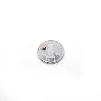 Mini Mažos apvalios Magnetai (kodas:5 1) N35 Neodimio Magnetai, stiprūs, Nuolatinis magnetas NdFeB Magnetai Diskas