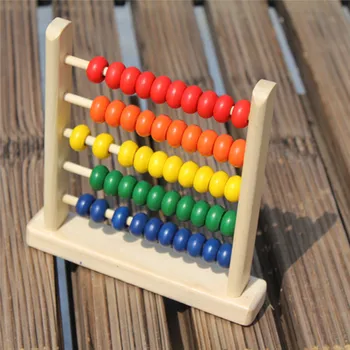 Mini Mediniai Abacus Vaikai Anksti Matematikos Mokymosi Žaislas Numerių Skaičiavimo Skaičiavimo Karoliukai Abacus Montessori Švietimo Žaislas