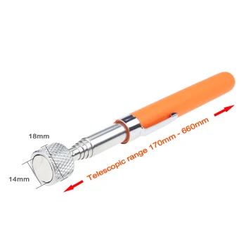 Mini Nešiojamas Teleskopinis Magnetinis Magnetas Pen Reguliuojamas Magnetinis Pick-Up Įrankių Ištraukiamas Pikapas Stick Lazdele