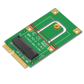 Mini PCI-E su M. 2 Adapteris Keitiklis Plėtros Kortelę M. 2 NGFF Klavišą E Sąsaja M. 2 Belaidžiai Wi-fi