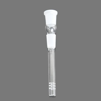 Mini Stiklo Downstem Difuzoriaus kaip 14mm iki 18MM Vyrai Moterys Bendras Stiklo Žemyn Kamieninių Adapteris Stiklo Petardų Rūkyti Vandens Pypkes