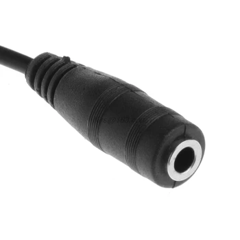 Mini USB 5 Pin Male-3.5 mm Female Ausinių Lizdas Aux Audio Adapterio Kabelį 15cm