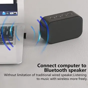 Mini USB Bluetooth Adapteris 5.0 Dongle Imtuvą Perdavimo Belaidžio ryšio Adapteris, Skirtas PC Kompiuteris, Nešiojamas kompiuteris Palaiko 