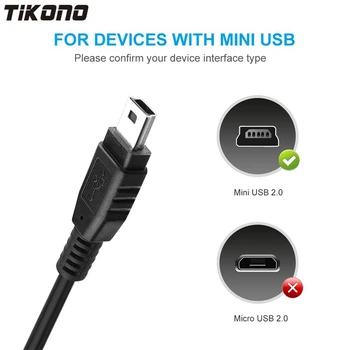 Mini USB Laidas, Mini USB į USB Greitas Įkroviklis Duomenų Kabelis MP3 MP4 Grotuvas Automobilių DVR GPS Skaitmeninis Fotoaparatas HDD Mini USB Laidas Laidas