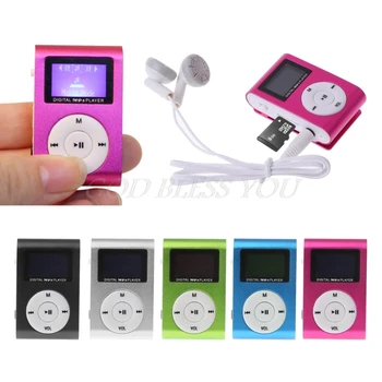 Mini USB Metalo Įrašą MP3 Grotuvas, LCD Ekranas Parama 32GB Micro SD TF Kortelės Lizdas, Skaitmeninis mp3 muzikos grotuvas