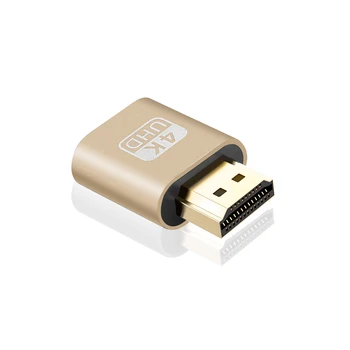 Mini VGA Virtualus Ekranas HDMI Adapteris-suderinama DDC EDID Manekeno Plug Begalvis Dvasios Emuliatorius Užrakto Plokštelės Iki 1920x1080