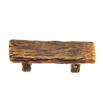 Miniatiūriniai dervos medinės taburetės Baldai Pasakų Sodas Ornamentu Amatų Šiuolaikinės Kraštovaizdžio Žaislai, Kiemo Dekoracija Lėlių namelis