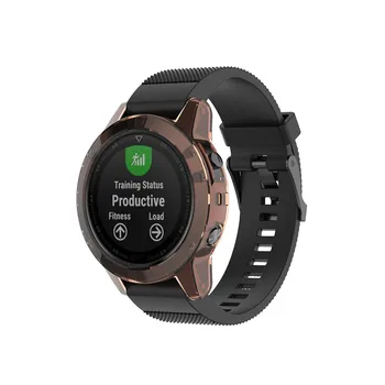 Minkštas Ultra-Slim Crystal Clear TPU Raštas Padengti Garmin Fenix 5 5S 5X GPS Smart watch priedai Fenix5 Shell Atvejais