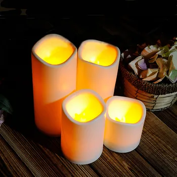 Mirgėjimas Flameless baterijomis, LED Žvakės Tealight Naktį Šviesos Lempų, skirtų Vestuvių, Gimtadienio Kalėdinis Namų Dekoras