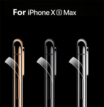 Mobiliojo Telefono skaidri Plėvelė Anti-stain Lipdukas iPhone 11 Pro MAX atgal kino Visišką apima, 