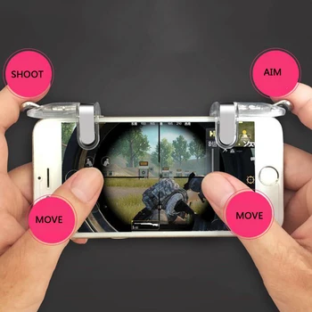 Mobilusis Žaidimas Gaisro Mygtuką, Tikslas Klavišą Smart phone Mobile Žaidimas Sukelti L1R1 Šaulys Valdytojas PUBG