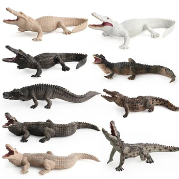 Modeliavimo Gyvūnų Žaislai Krokodilo Modelis Figūrėlių, Vaikai, Vaikams, Žaislų, Dovanų Švietimo Žaislai, Paveikslai Statulėlės Namų Dekoro Lėlės