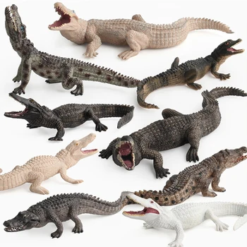 Modeliavimo Gyvūnų Žaislai Krokodilo Modelis Figūrėlių, Vaikai, Vaikams, Žaislų, Dovanų Švietimo Žaislai, Paveikslai Statulėlės Namų Dekoro Lėlės