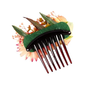 Molans Violetinė Rugiagėlių, Rožių Plaukų Šukos Gražus Elegantiškas Stimuliacija Gėlių Plaukų Šukos Moterų Vestuvių Miškų Foto Headpieces