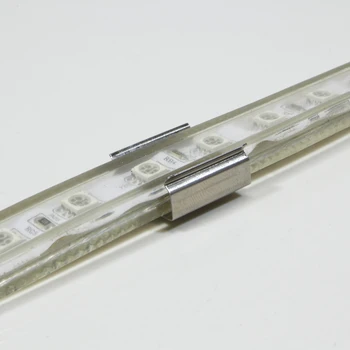 Montavimo laikikliai led juostelės Laikiklį Įrašą kaip 14mm Plotis Fix 5050 5630 RGB Lanksti LED Šviesos Juostelės