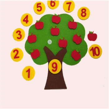 Montessori Mokymo priemonių obelis Matematikos Žaislai Mokymo Darželio vadovą 