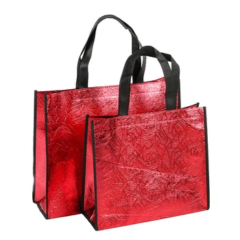 Moterų daugkartinio naudojimo pirkinių krepšys Didelės Talpos lazeriu Drobė Kelionės Laikymo Krepšiai, Tvirtos Moteriškos Rankinės Nešti Shopper drobės ekologinio krepšys