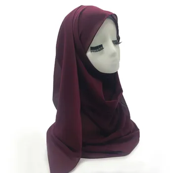 Moterų kutas hijab skara Paprasto maxi šalikas mados pakabukas skaros lady musulmonų hijabs šalikai, šaliai, kaklaskarės minkštas foulard wrap 1pc 31colors