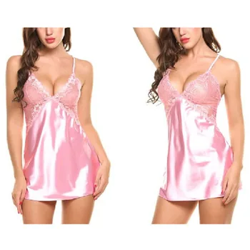 Moterų Nėriniai Seksualus moteriškas apatinis Trikotažas, Apatiniai, naktiniai drabužiai Sleepwear Suknelė moterų Bikini Padengti Iki Paplūdimio Suknelė 2020 Paplūdimio Cover-Up TSLM1
