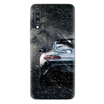 Motorsport Amgs Padangų Automobilį Atgal TPU Case For Samsung Galaxy A51 A71 A50 A70 A20 A30 A40 A10 A20E J4 J6 A6 A7 A8 A9 2018 Dangtis