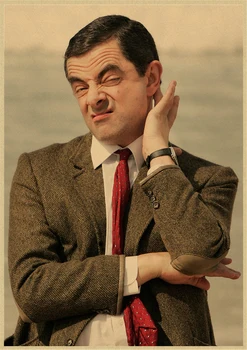 Mr Bean, Klasikinio Filmo Kraftpopieris Plakatas Baras, Kavinė Kambarį Valgomasis Sienos Dekoratyviniai Paveikslai