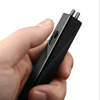 Multi-funkcija 360 laipsnių uždegimo kampo formos elektros lengvesni taško, pypkių ir cigarų USB žiebtuvėlis greitai uždegimo priedai