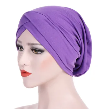 Musulmonų Kryžiaus Šalikas Vidinis Hijab Bžūp Islamo Galvos Dėvėti Skrybėlę Lankelis Turbaną Galvos Skara Headwrap Moterų Musulmonišką Hidžabą hairband